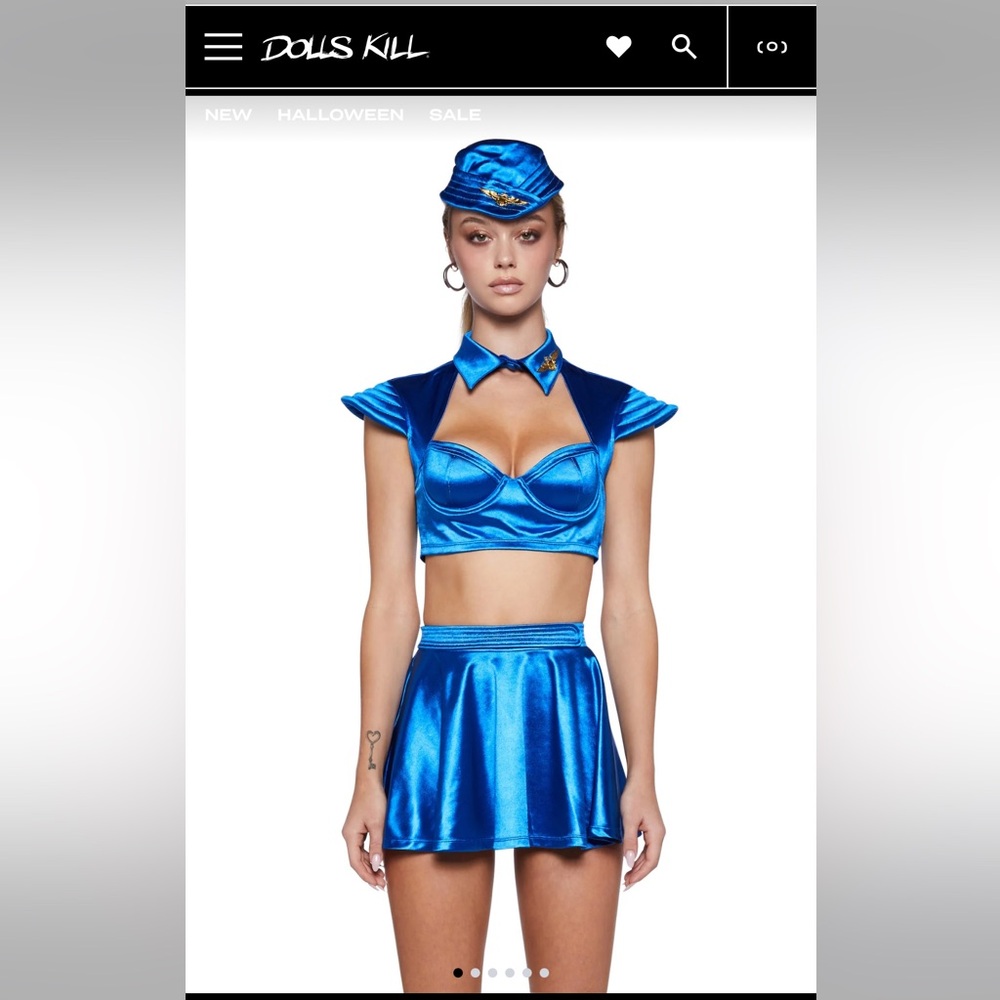 BRAND NEW Halloween Airline Costume (SHIP OUT TODAY)